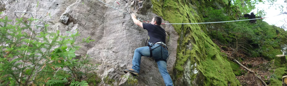 Via ferrata sur la roche du Schlossberg
